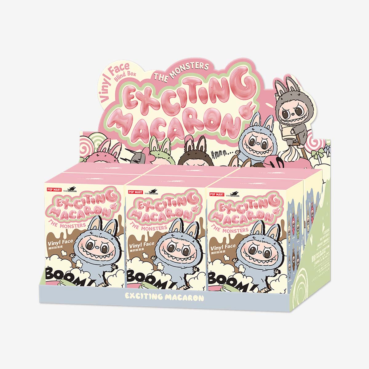 Labubu Vinyl Face Blind Box | Set of 6 Non-Repeating Figures with Secret Edition Chance