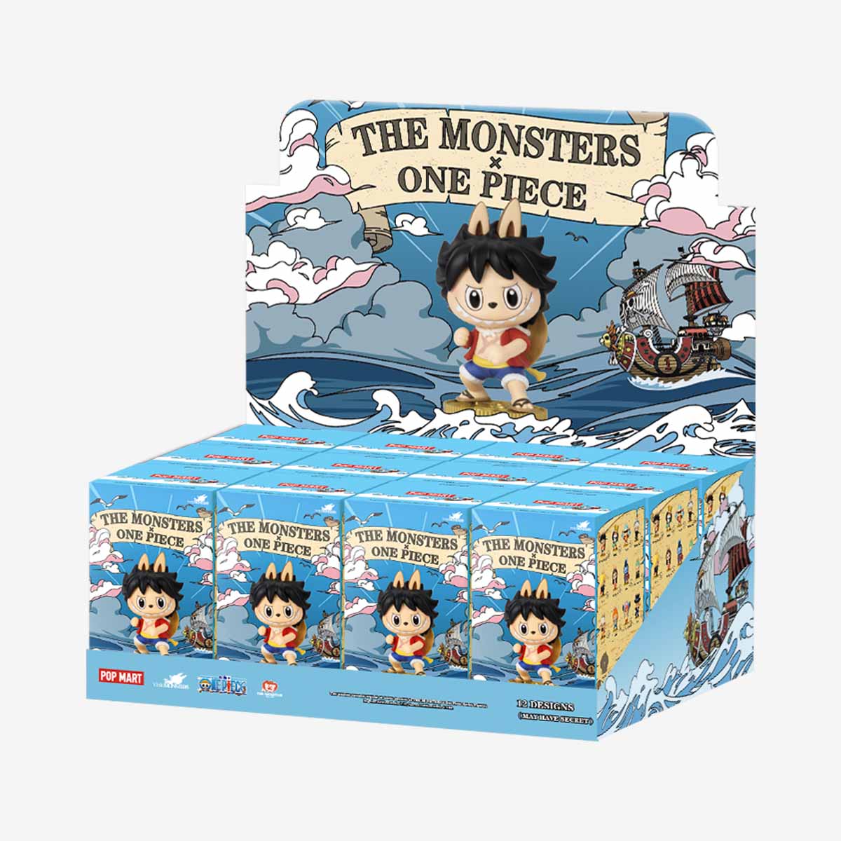 Labubu × One Piece Blind Box 12pcs – Complete Set with Secret Edition