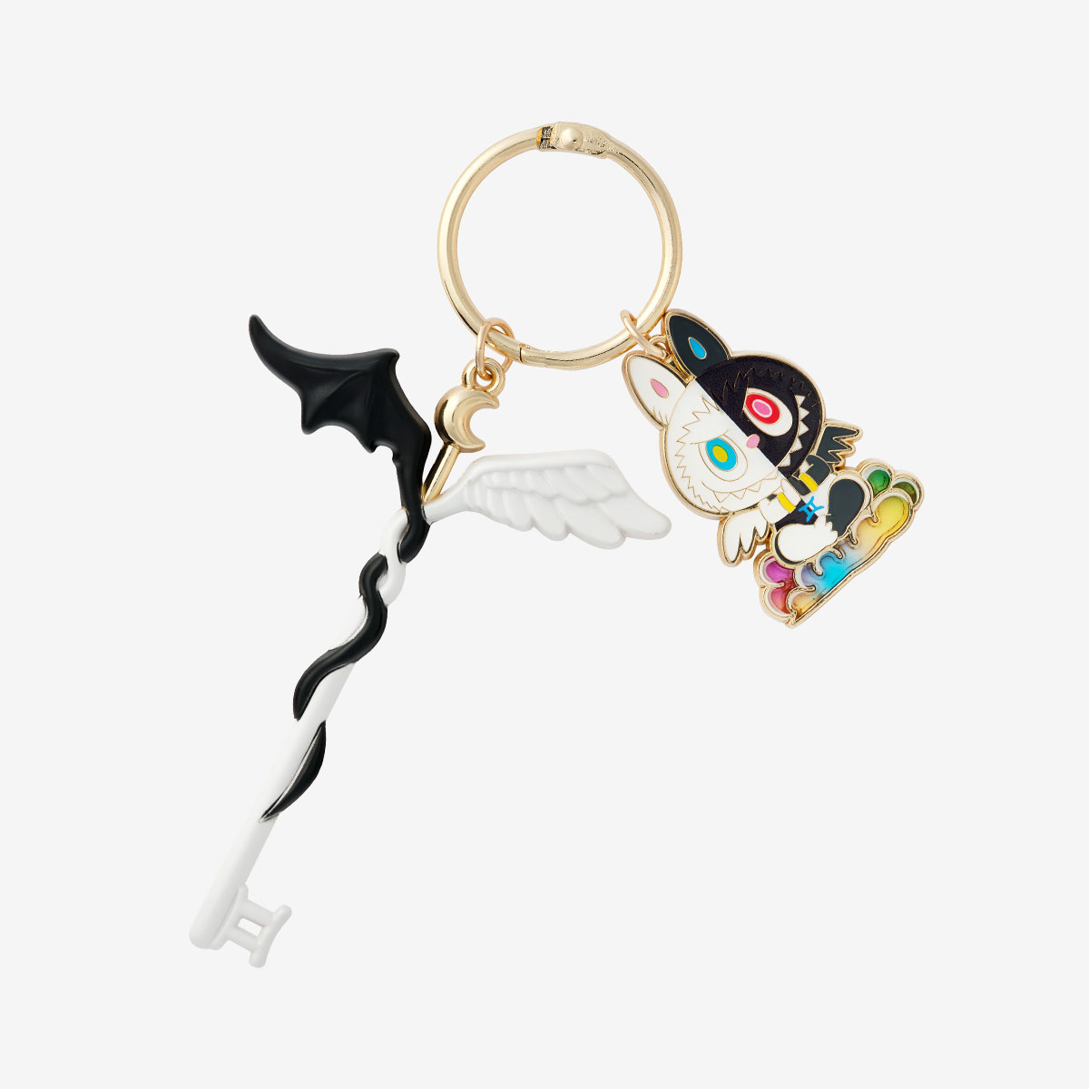 Labubu Gemini Pendant Keyring – Zodiac Gift