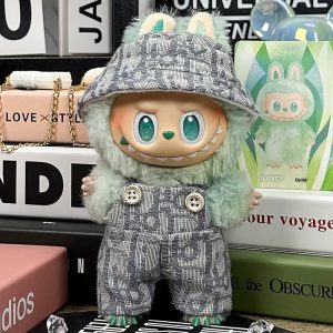 Woven Grey Outfit for Labubu Softness, Simplicity & Natural Elegance