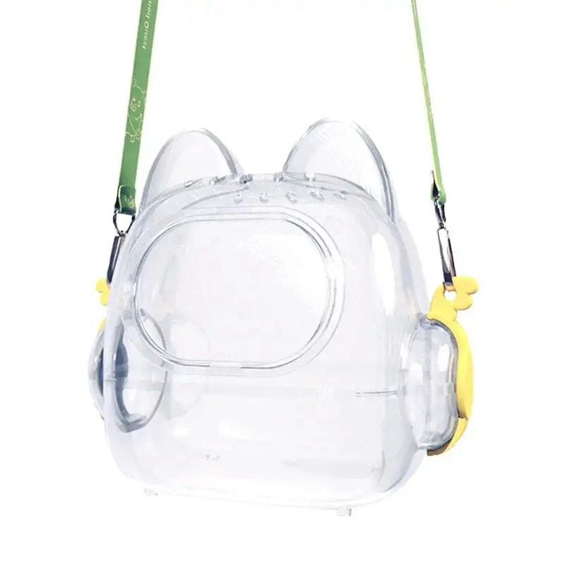 Transparent Kawaii Bag for Labubu Doll – Display Backpack with Strap - Image 2