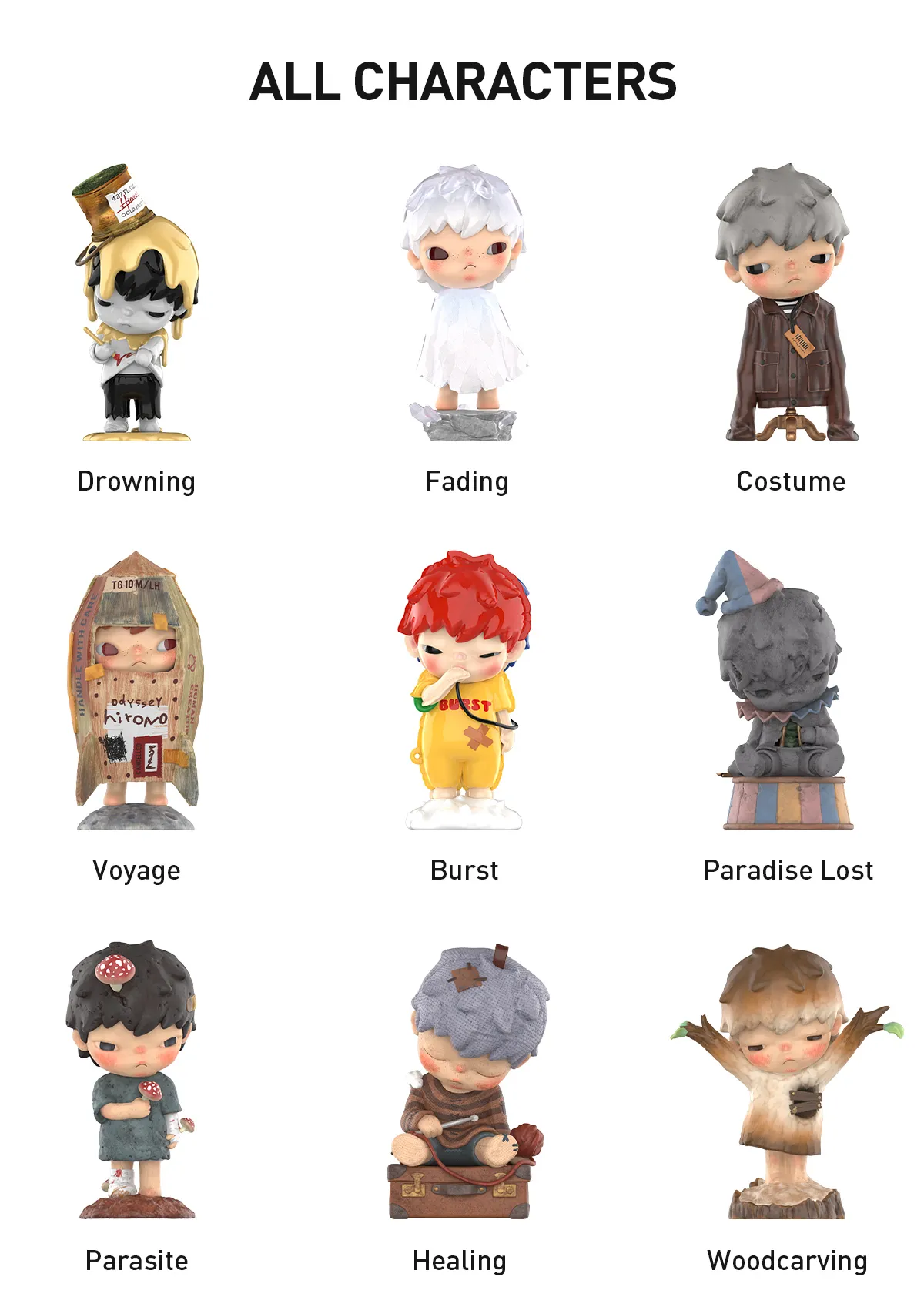 Hirono Reshape Series Figures – Designer Art Toy Blind Boxes | Emotional Collectibles with Rare Secret Edition - Image 9