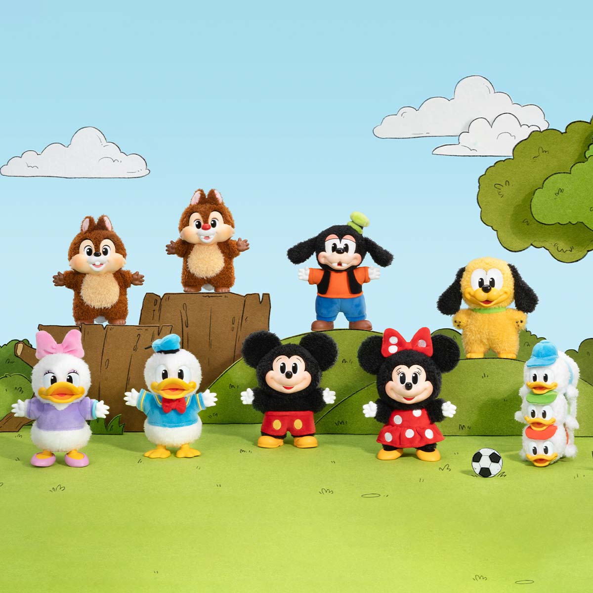 Mickey Family Cute Together Keychain Series – Collectible Blind Box Figures - Image 3