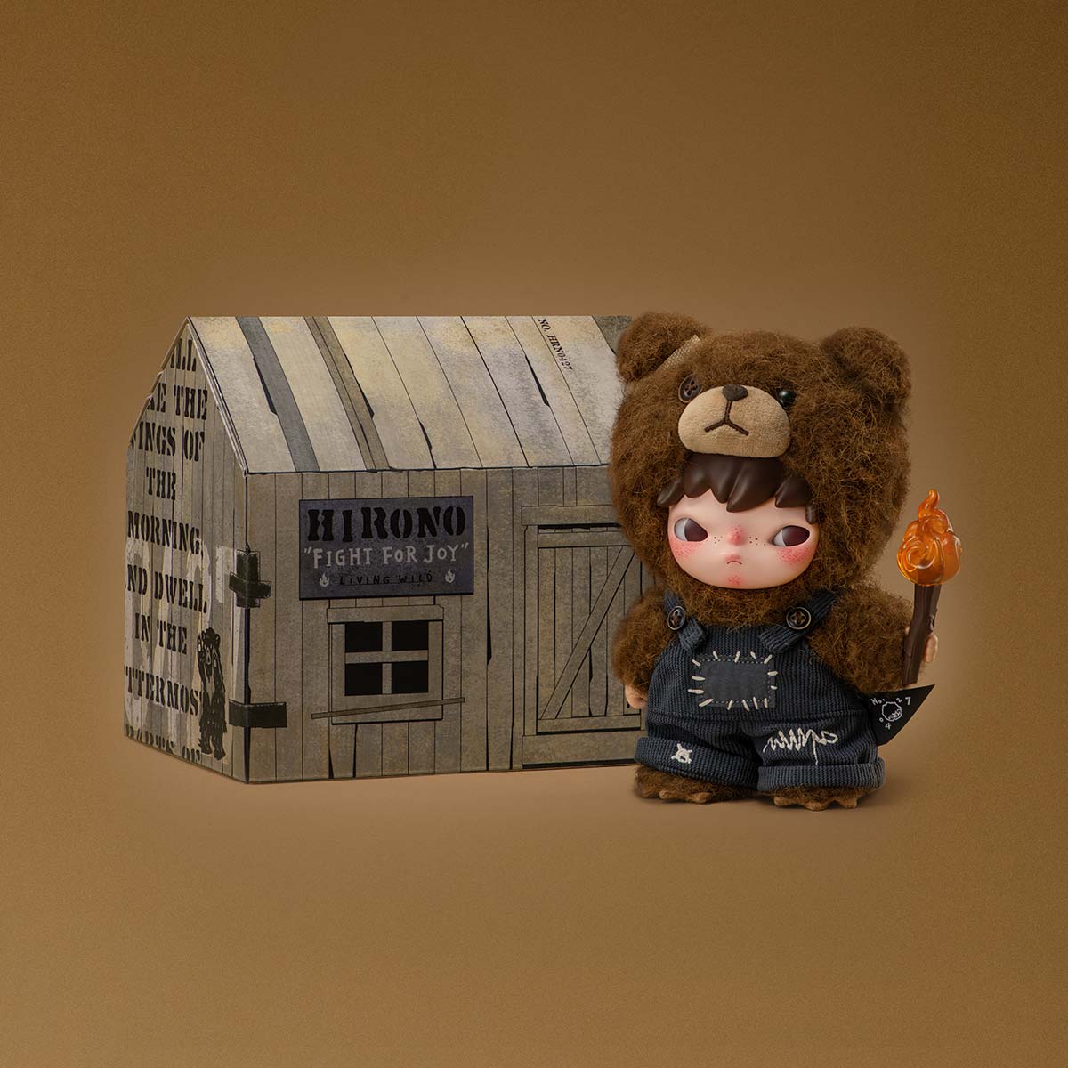 Hirono Living Wild – Fight for Joy Plush Doll | Designer Art Toy Collectible