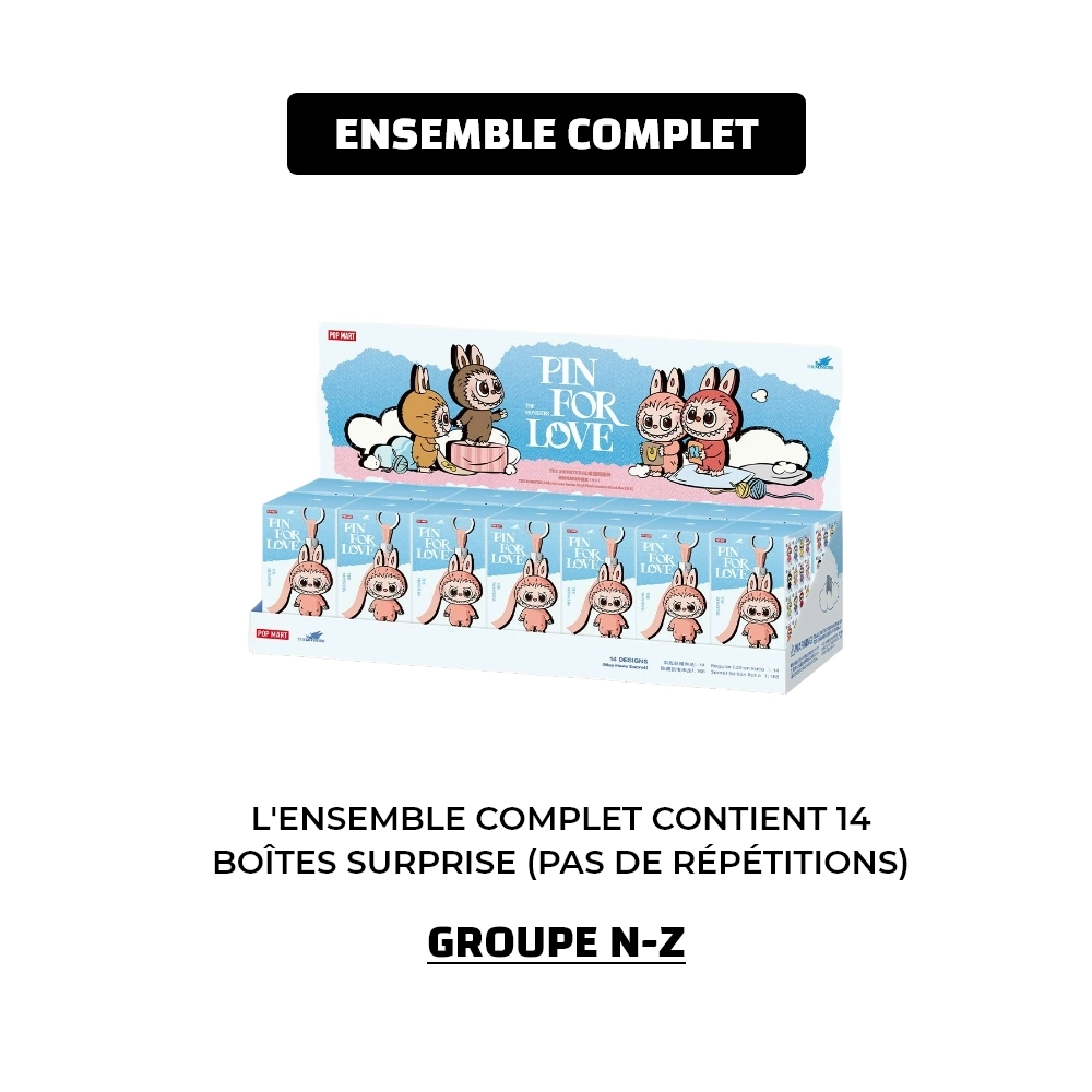 Labubu Pin For Love Series – Blind Box (N–Z) Collectible Figures - Image 6