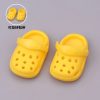 Labubu 17 cm Doll Shoes – Colourful Summer Sandals & Beach Slippers (10 Variations) - 💛 Yellow
