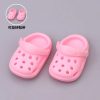 Labubu 17 cm Doll Shoes – Colourful Summer Sandals & Beach Slippers (10 Variations) - 🩷 Pink