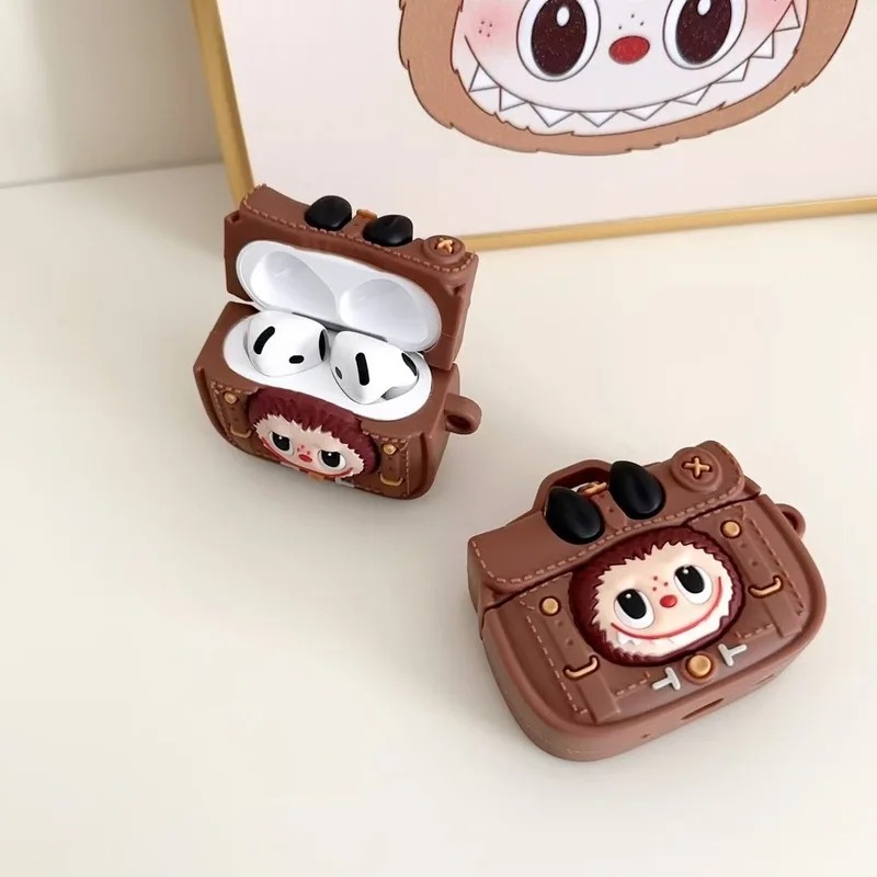 Labubu Protective Case for AirPods (1/2/3/Pro/Pro2/Pro4) – Cute Designer Shockproof Cover - Image 3