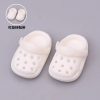 Labubu 17 cm Doll Shoes – Colourful Summer Sandals & Beach Slippers (10 Variations) - 🤍 White