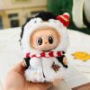 Labubu 17 cm Christmas Penguin & Snow Outfit – Winter Plush Costume - 🐧 Penguin Outfit