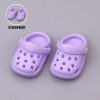 Labubu 17 cm Doll Shoes – Colourful Summer Sandals & Beach Slippers (10 Variations) - 💜 Purple