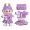 Labubu Clothes Set – 3-Piece Purple Knit Outfit