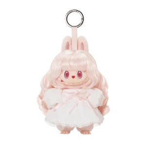 Labubu Velvet Noon Plush Keychain | POP MART Hair Salon Series