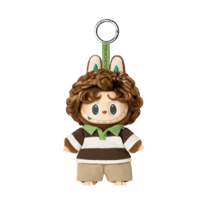 Labubu Coastal Vibes Plush Keychain | POP MART Hair Salon Series