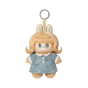 Labubu Blue Prelude Plush Keychain | POP MART Hair Salon Series