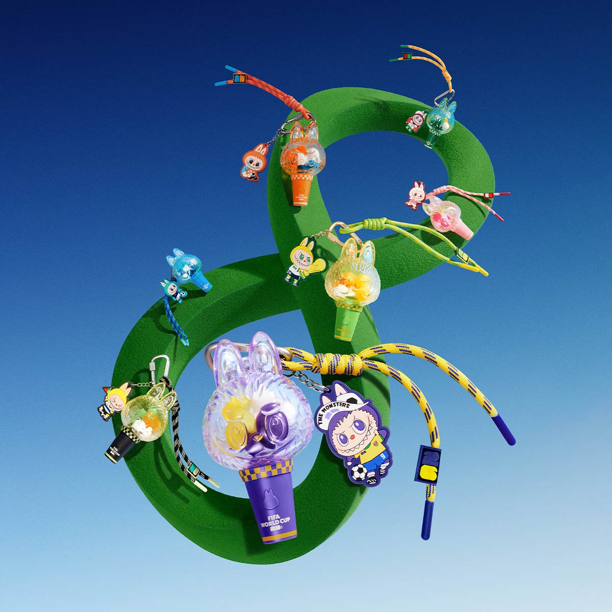 Labubu FIFA Mini Pendant Light Blind Box | The Monsters Series - Image 5