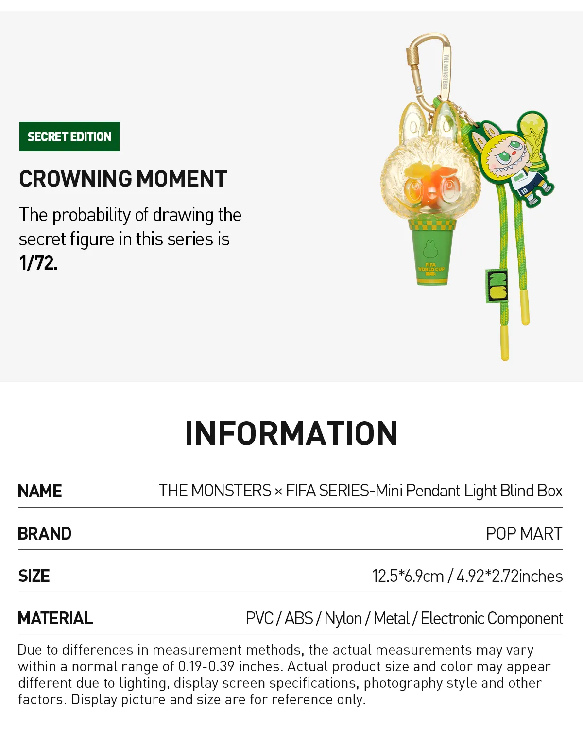 Labubu FIFA Mini Pendant Light Blind Box | The Monsters Series - Image 11